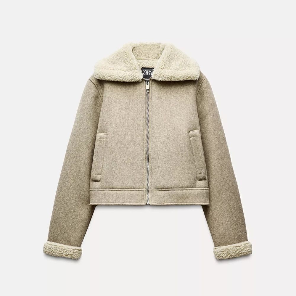 ZARA DOUBLE FACED SOFT JACKET - Picture 2 of 7